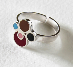 70s! Bubbles gyűrű