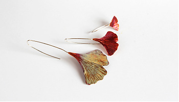 Ginkgo fülbevalók - Minden méretben.