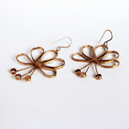 Bazsarózsa fülbevaló